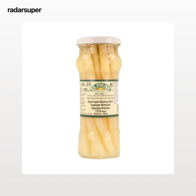 EL PILAR Espárragos blancos extra 205 g.