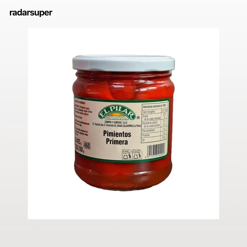 EL PILAR Pimiento entero 280g
