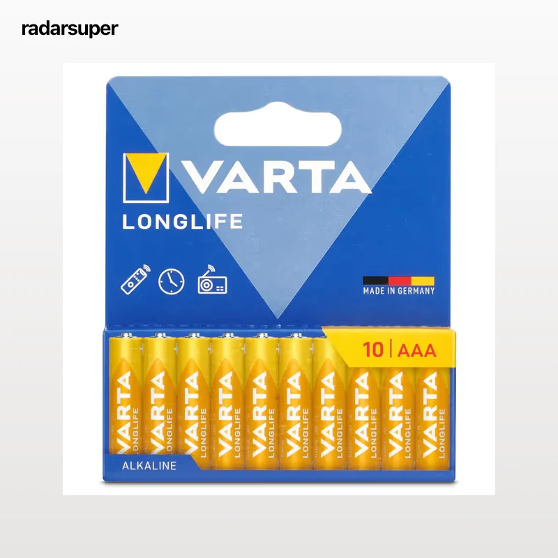 Pilas AAA Varta 10 unidades