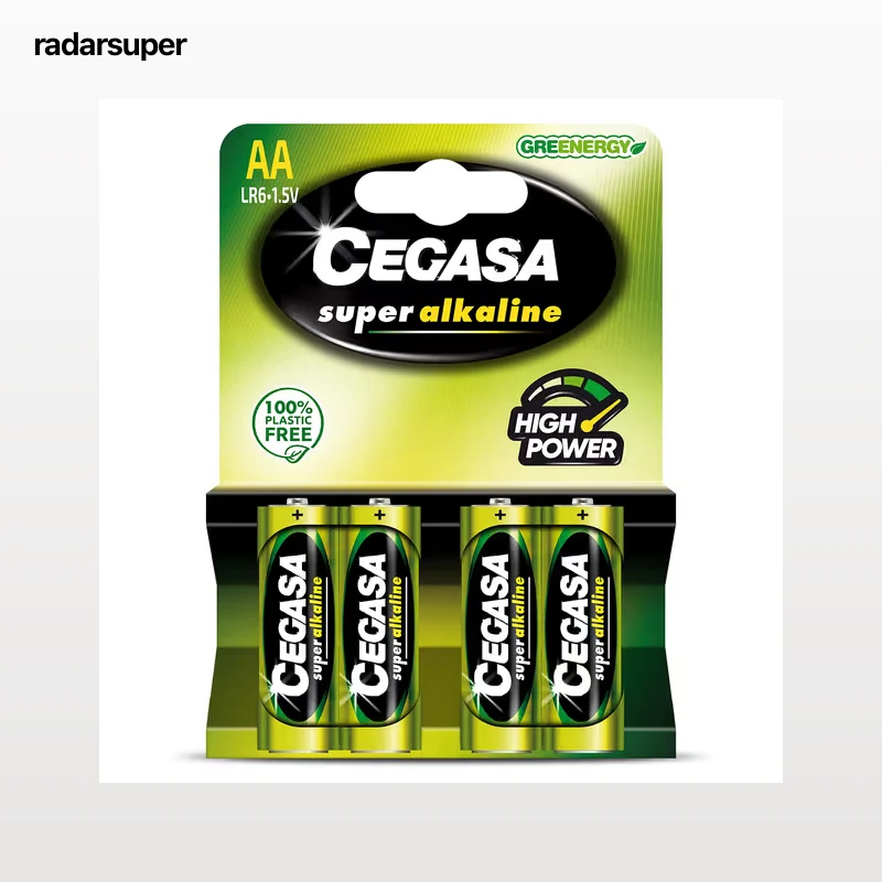 Pilas alcalinas AA Cegasa 4 unidades