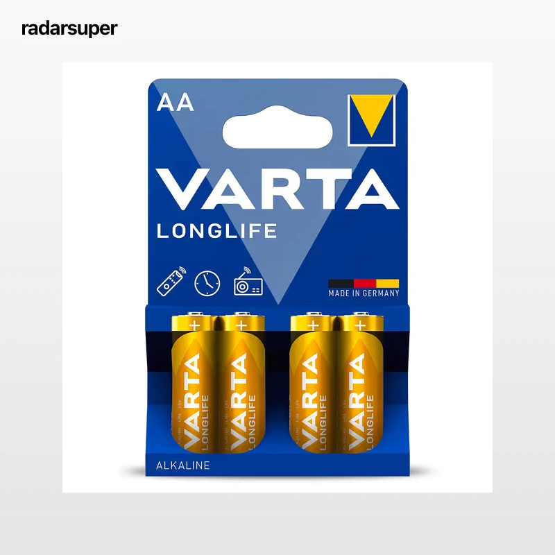Pilas alcalinas AA Varta 4 unidades