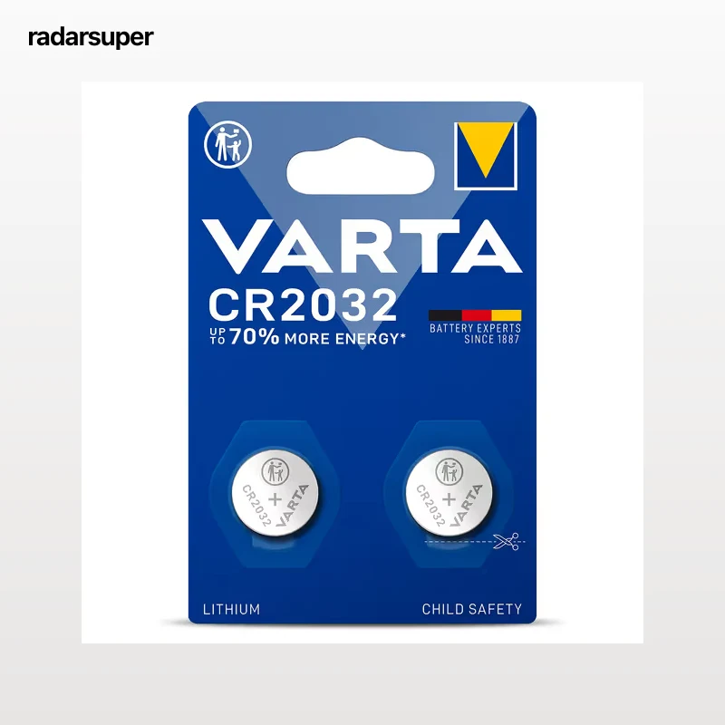 Pilas botón CR 2032 Varta 2 unidades