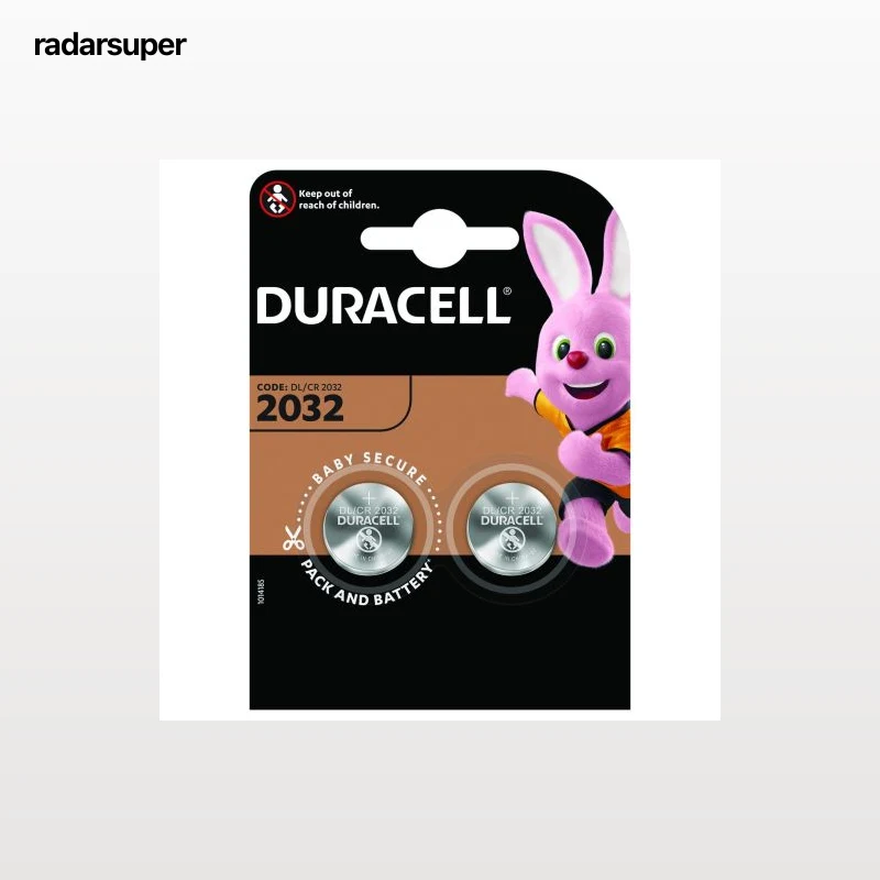 Pilas de Litio de botón 2032 Duracell Especiales, paquete de 2