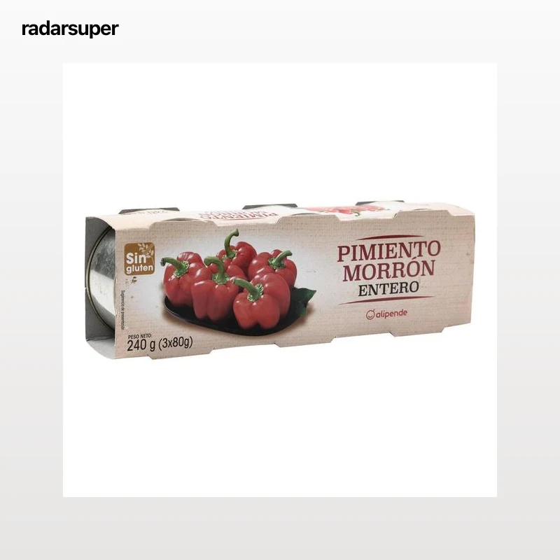 Pimiento morron Alipende pack 3 entero
