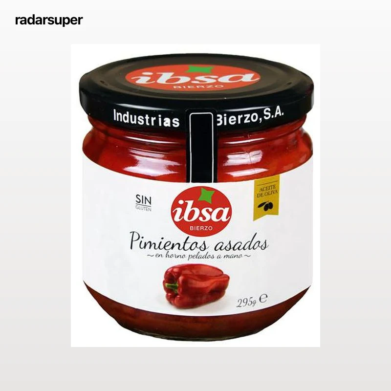 Pimientos asados sin gluten Ibsa 295g