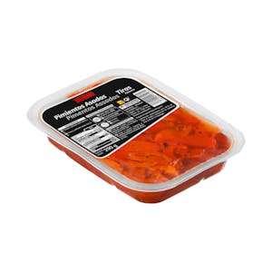 Pimientos asados en tiras