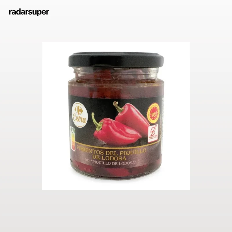 Pimientos del piquillo de Lodosa Extra Carrefour 220 g.