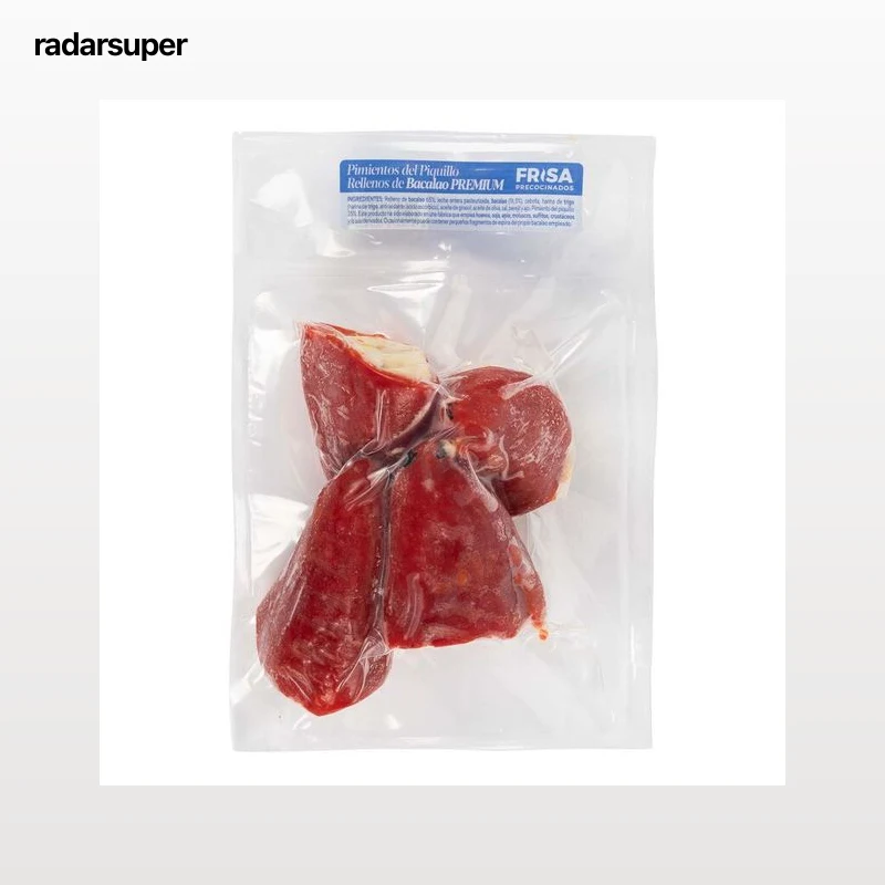 Pimientos del piquillo Frisa 4 uds 250g rellenos de bacalao