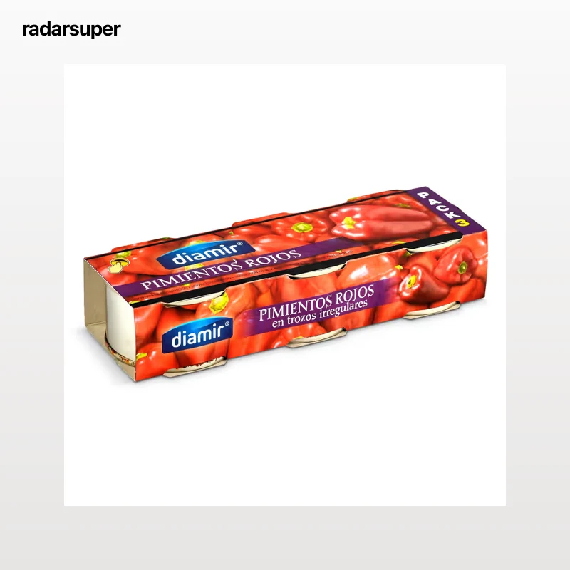 Pimientos rojos Diamir 3 x 60 g