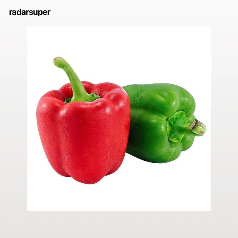 Pimientos rojos y verdes bandeja de 600 g.