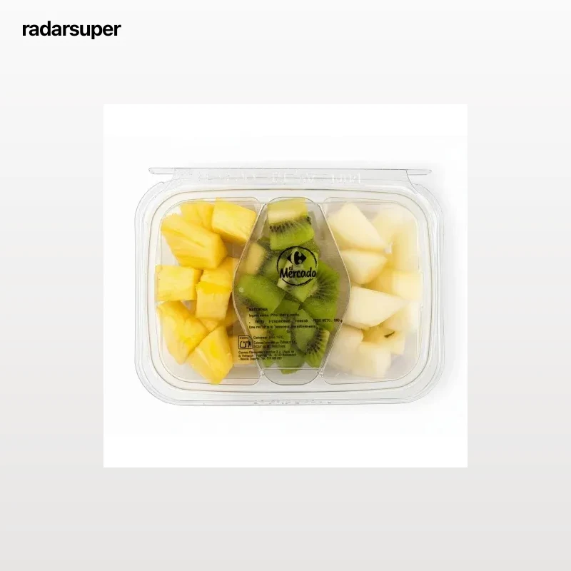Piña, Kiwi y Melón troceados El Mercado 330 g