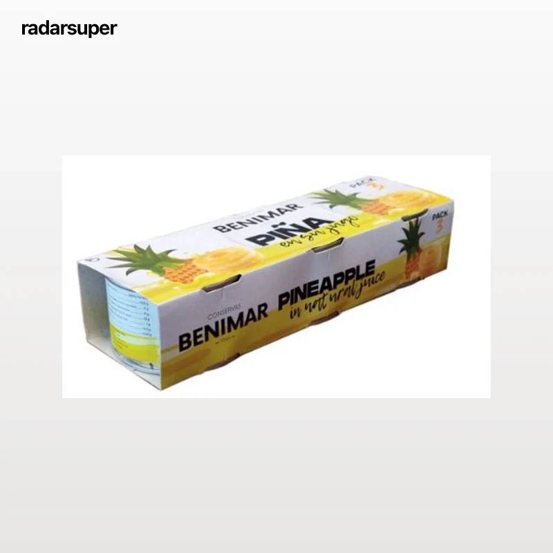 Piña en su jugo Benimar P3 Rodajas