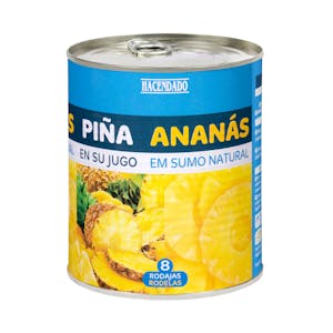 Piña en su jugo Hacendado rodajas