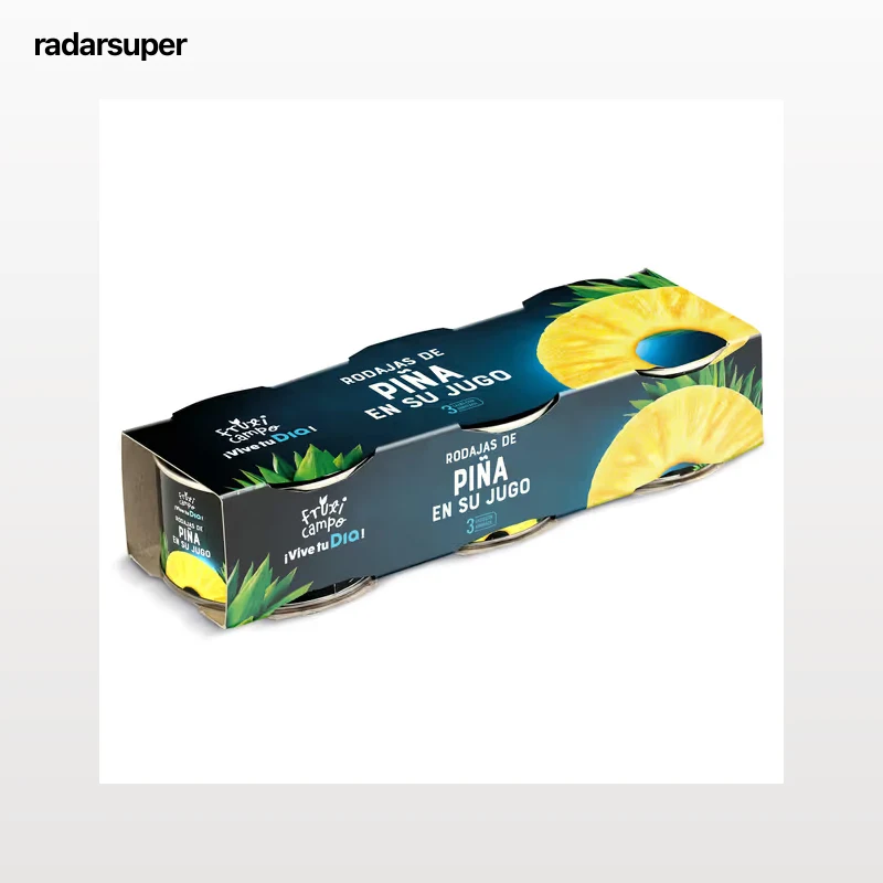 Piña en su jugo en rodajas Dia Fruticampo 3 x 137 g