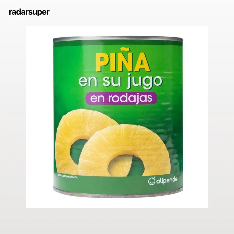 Piña en su jugo en rodajas Alipende 490g