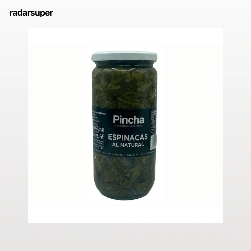 PINCHA Espinacas al natural 425 g.