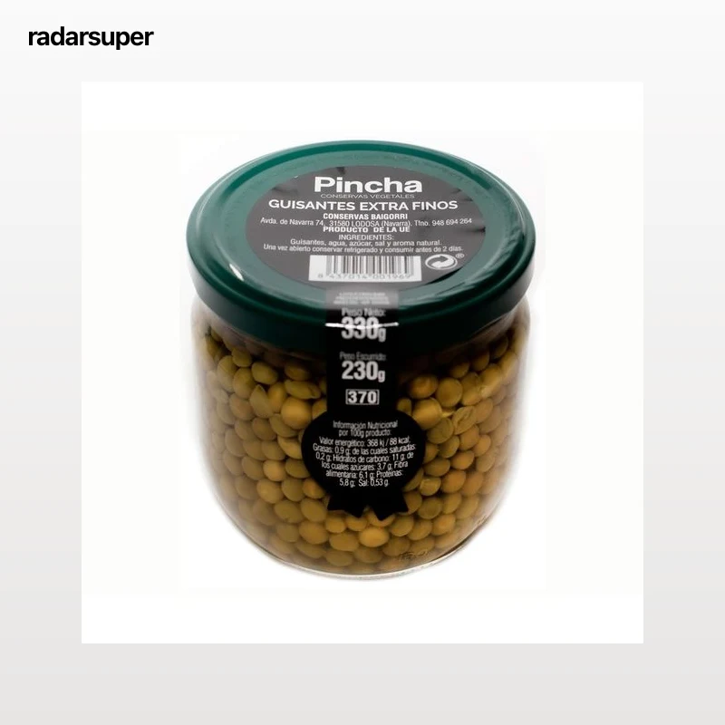 PINCHA Guisantes extra finos 230 g.