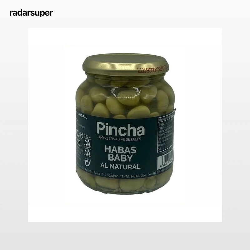 PINCHA Habas extra finas al natural 220 g.