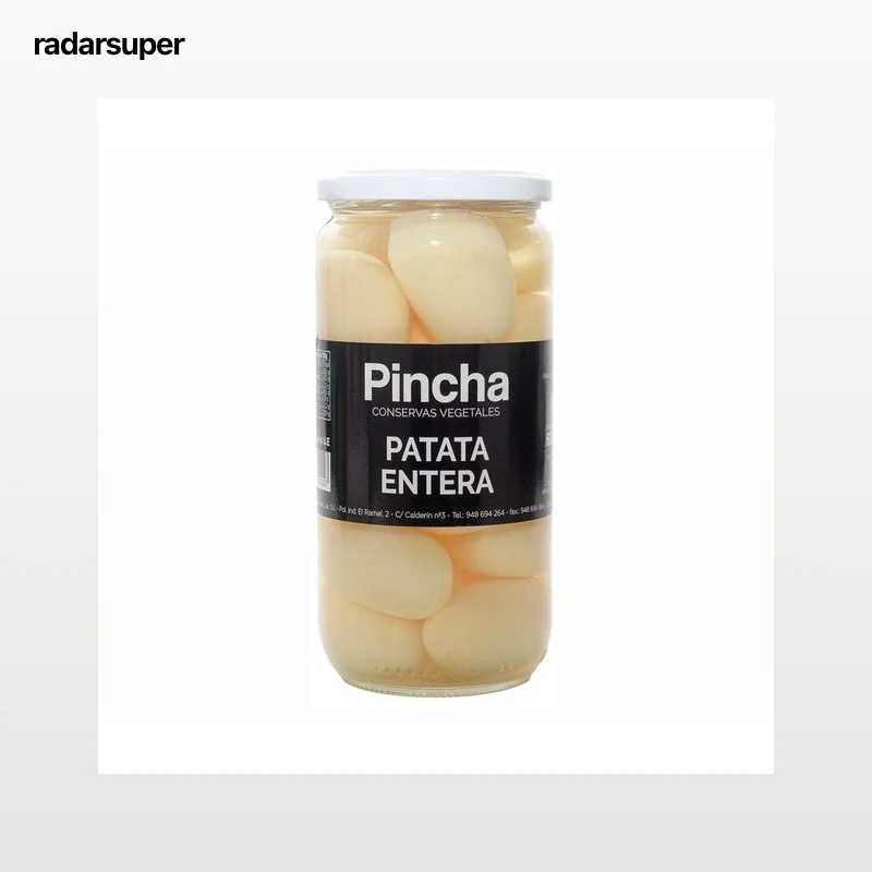 PINCHA Patata entera en frasco 400 g.