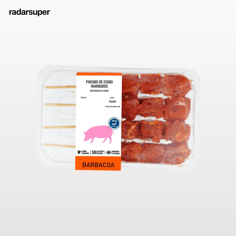 Pincho de cerdo marinado