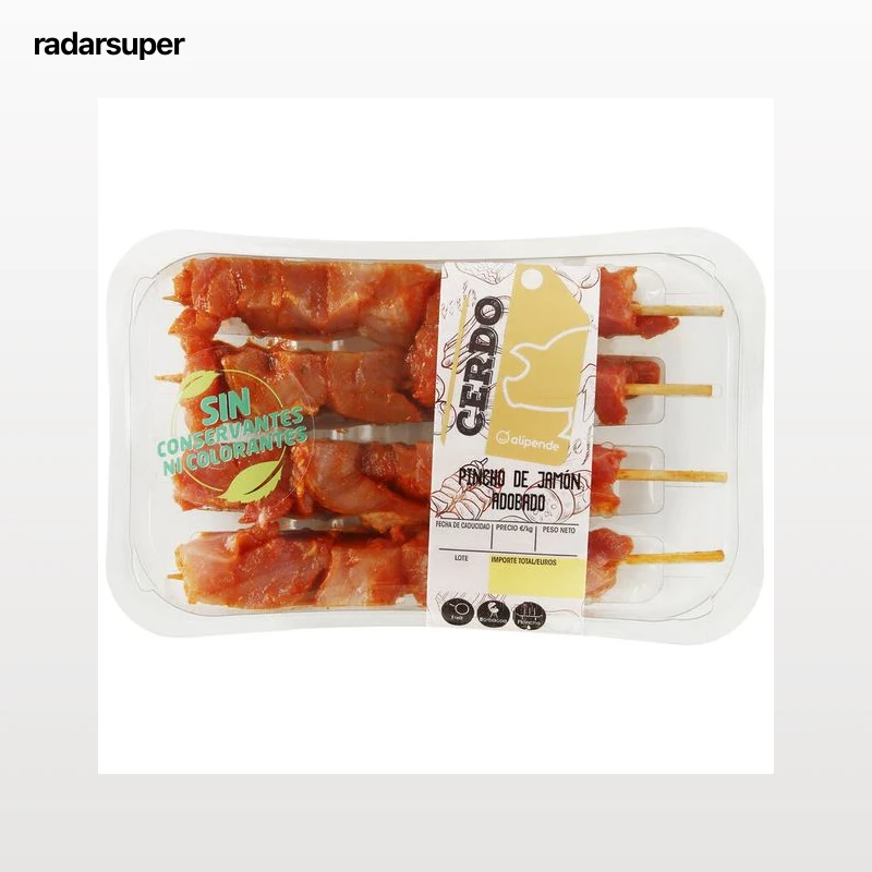 Pincho de jamón de cerdo adobado Alipende 4 uds 300g aproximadamente
