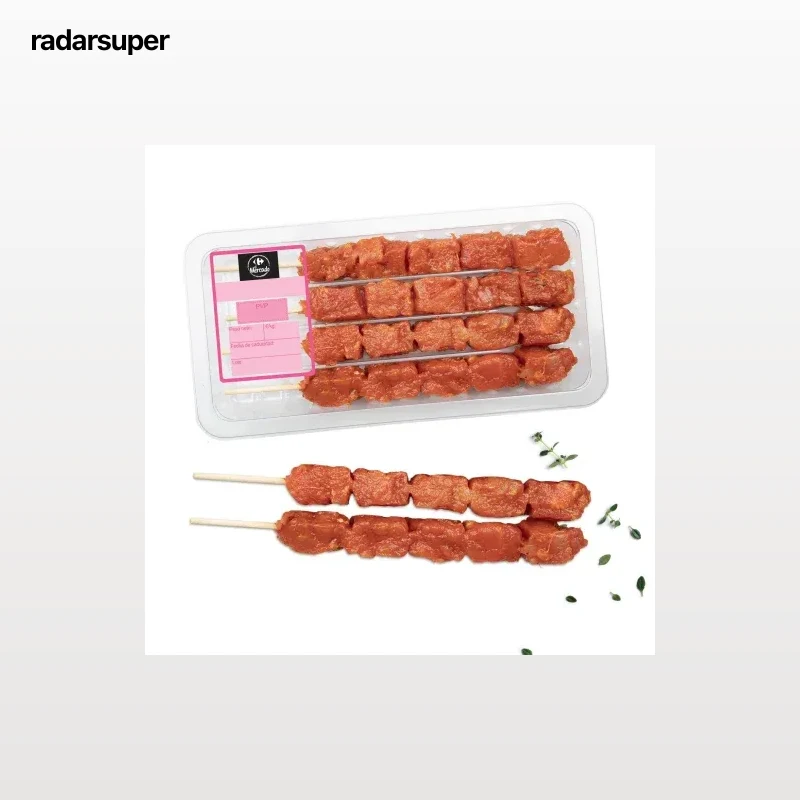 Pincho Moruno de Cerdo Adobado Carrefour El Mercado 340 g