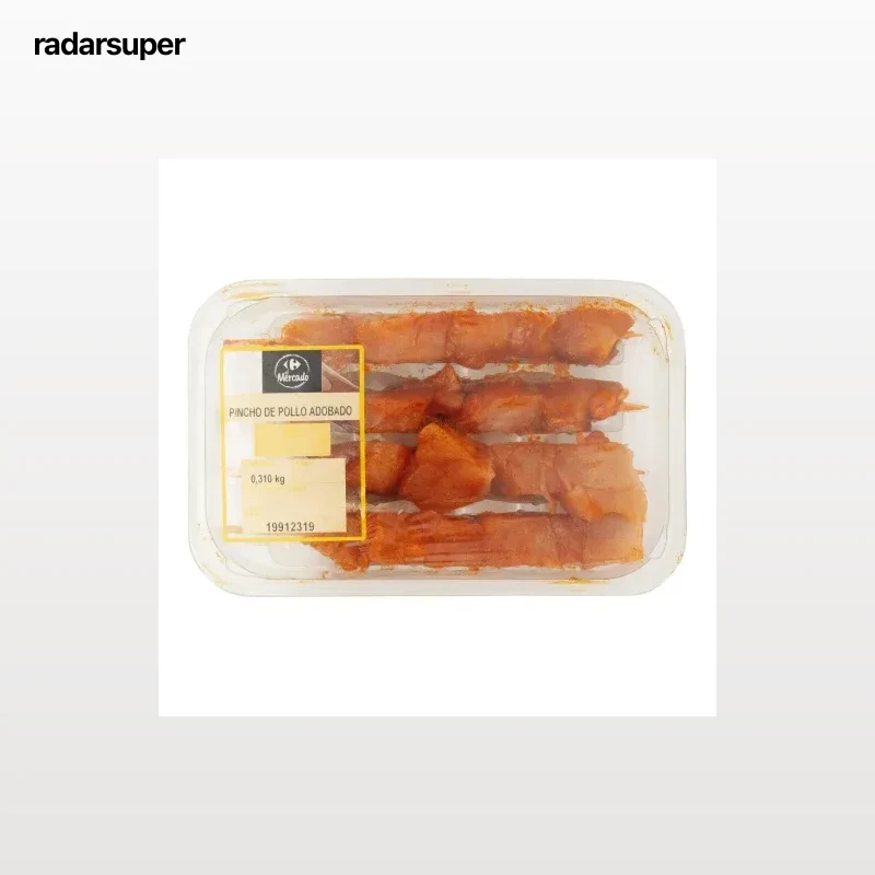 Pincho Moruno de Pollo Marinado Adobado Carrefour 310 g