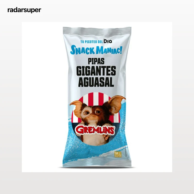 Pipas gigantes aguasal Gremlins Dia Snack Maniac 200 g