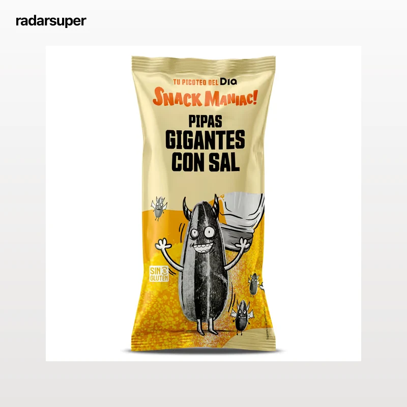 Pipas gigantes con sal Dia Snack Maniac 200 g