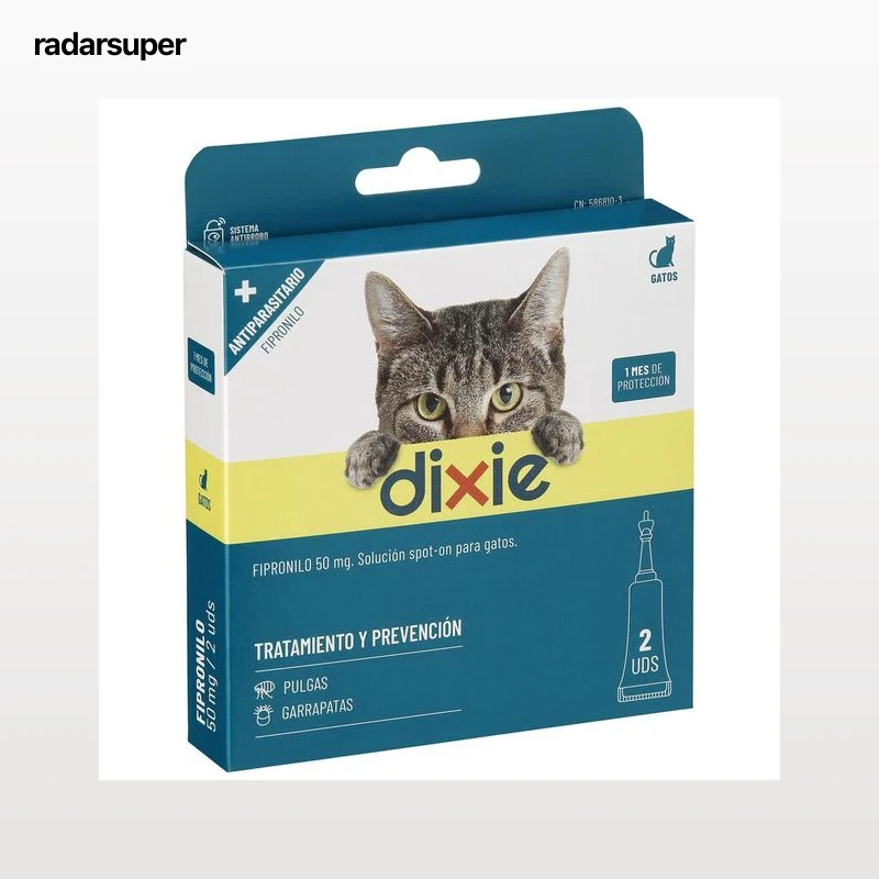 Pipetas gato Dixie 2U Antiparasitario
