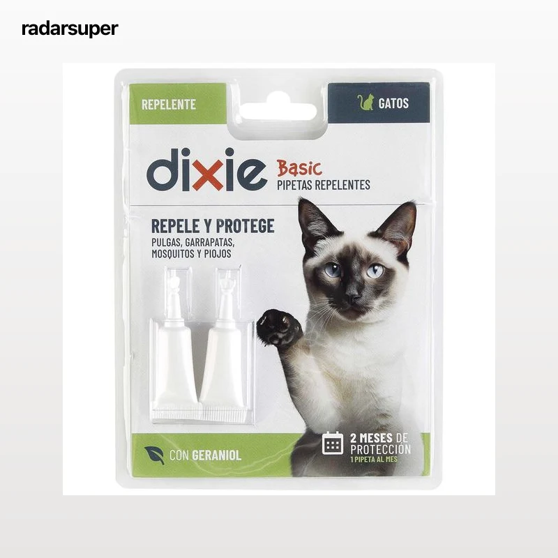 Pipetas Gato Dixie Basic 2U Repelente
