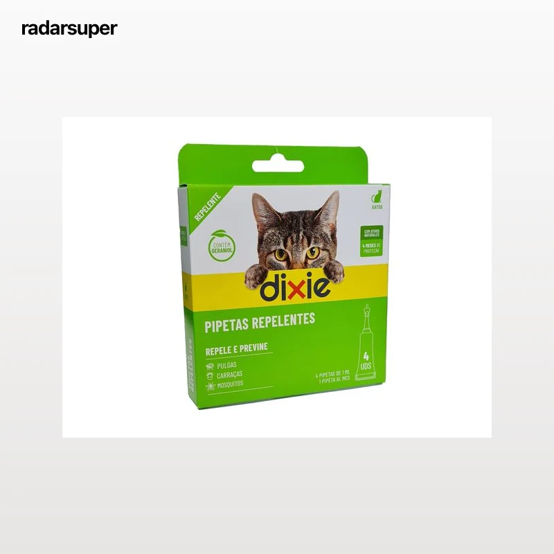 PIPETAS REPELENTES GATO DIXIE 4X1ML