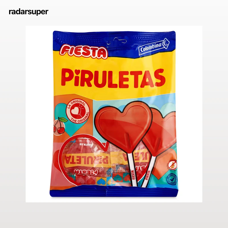 Piruletas corazón Fiesta 91 g