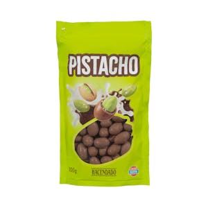 Pistachos bañados de chocolate con leche