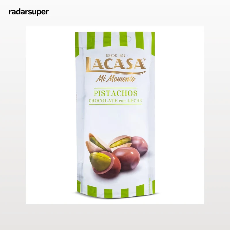 Pistachos con chocolate con leche Lacasa 50 g
