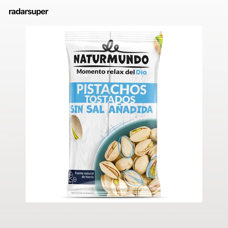 Pistachos tostados sin sal añadida Dia Naturmundo 250 g