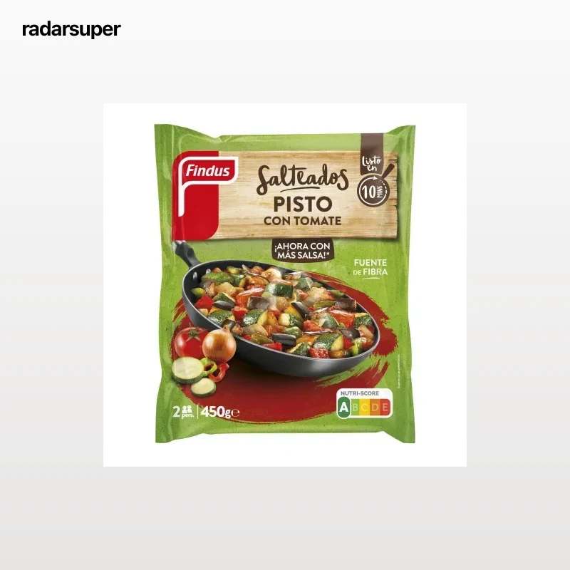 Pisto con tomate Findus 450 g.