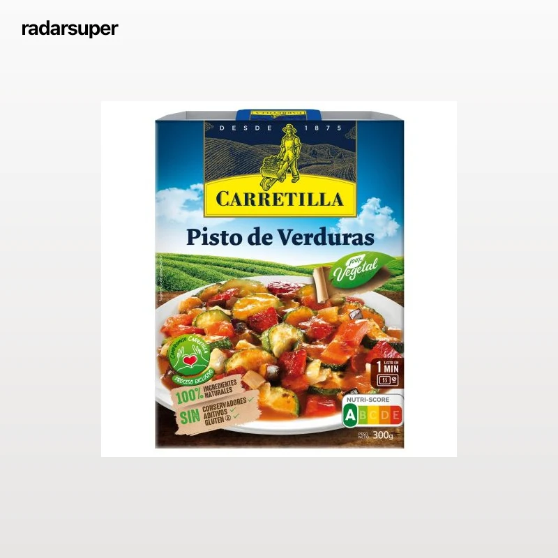 Pisto de verduras Carretilla sin gluten 300 g.