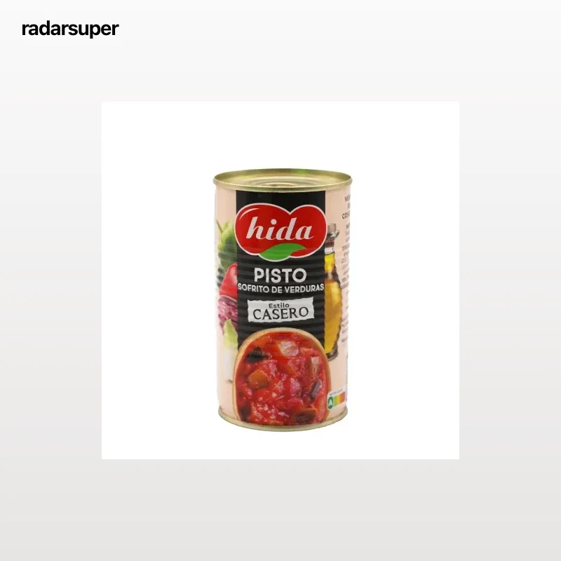 Pisto fritada de verduras Hida sin gluten 340 g.