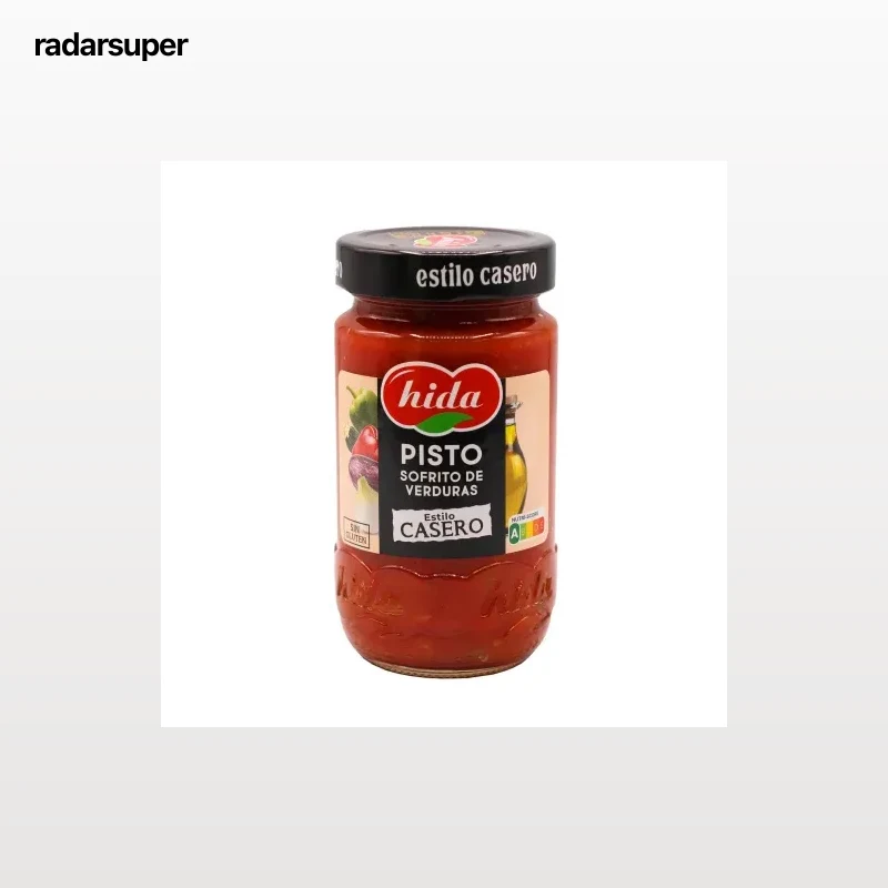 Pisto sofrito de verduras Hida sin gluten 350 g.
