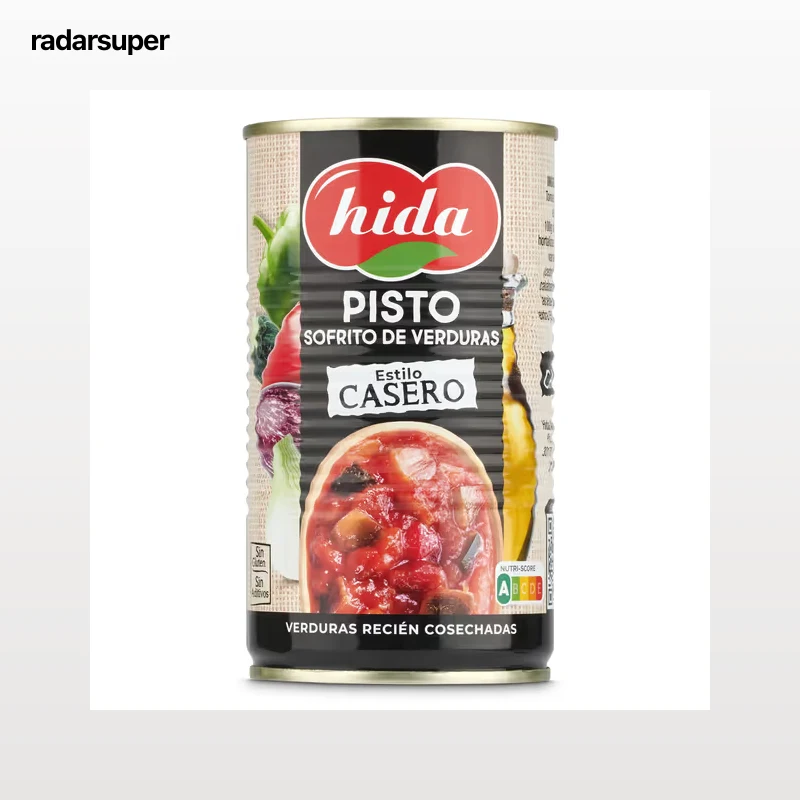 Pisto de tomate frito con verduras Hida 340 g