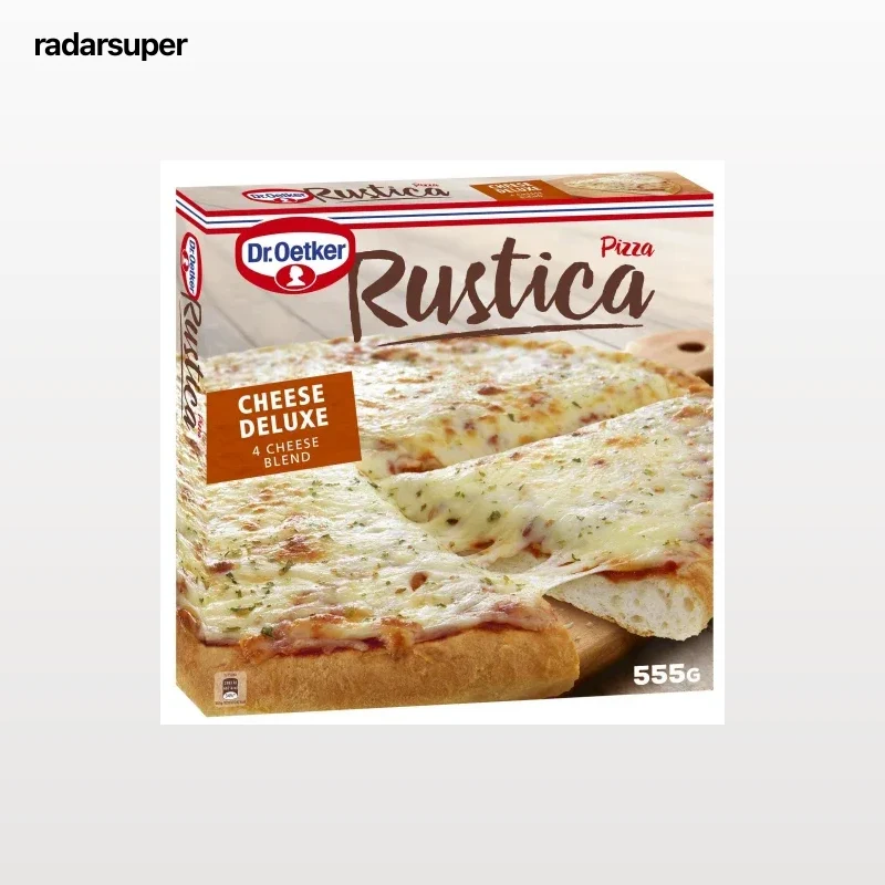 Pizza 4 quesos Rústica Dr. Oetker 555 g.