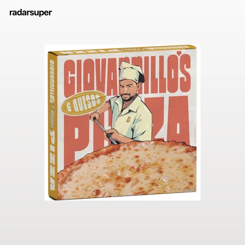 Pizza 6 quesos Giovannillo's 455 g.