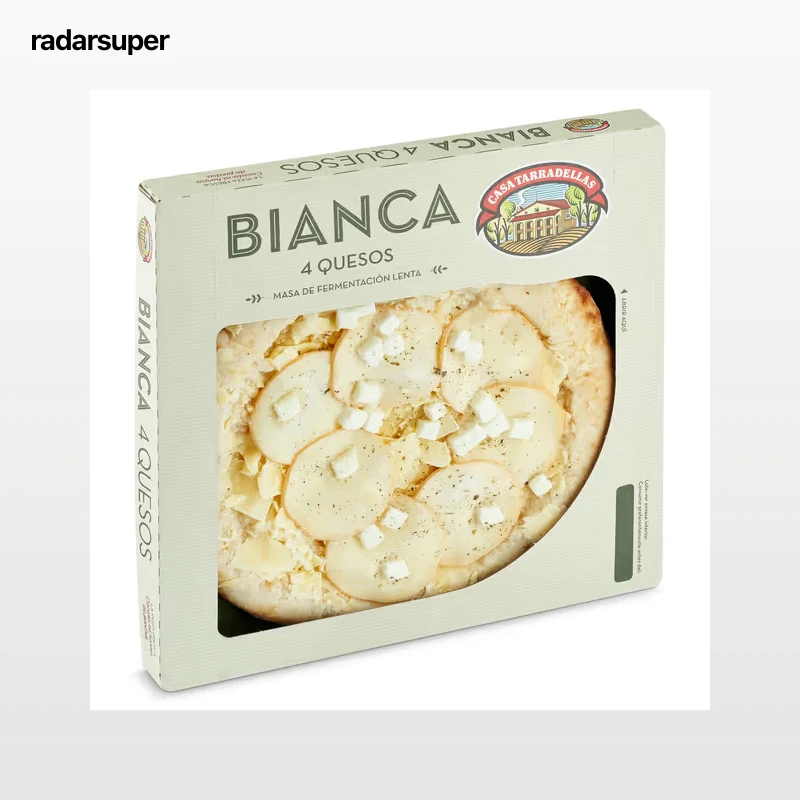 Pizza artesana bianca 4 quesos Casa Tarradellas 400 g