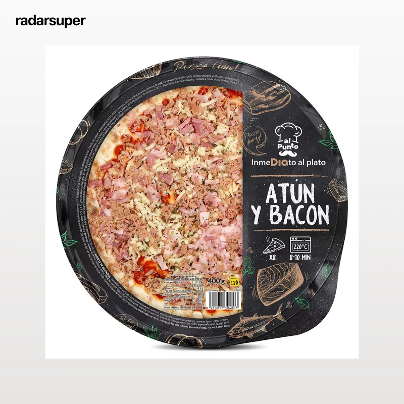 Pizza atún y bacon Dia Al Punto 400 g