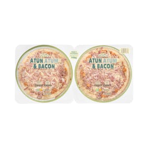 Pizza atún y bacón