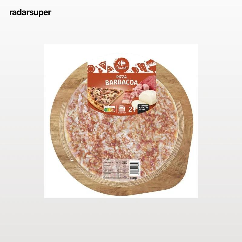 Pizza barbacoa Carrefour Classic 400 g.