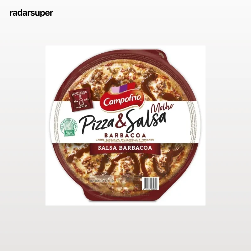 Pizza barbacoa Pizza & Salsa Campofrío 410 g.