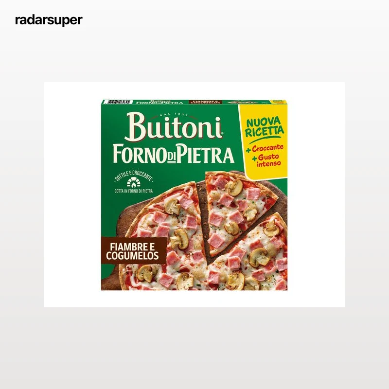 PIZZA BUITONI FORNO DI PIETRA FIAMBRE E COGUMELOS 340G