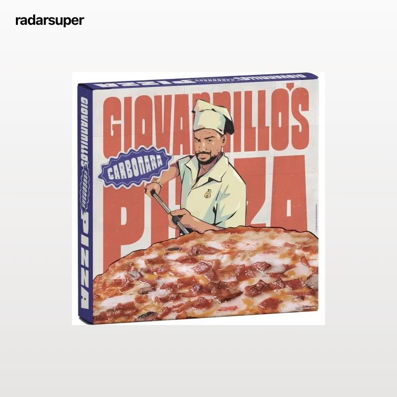 Pizza carbonara Giovannillo's 485 g.